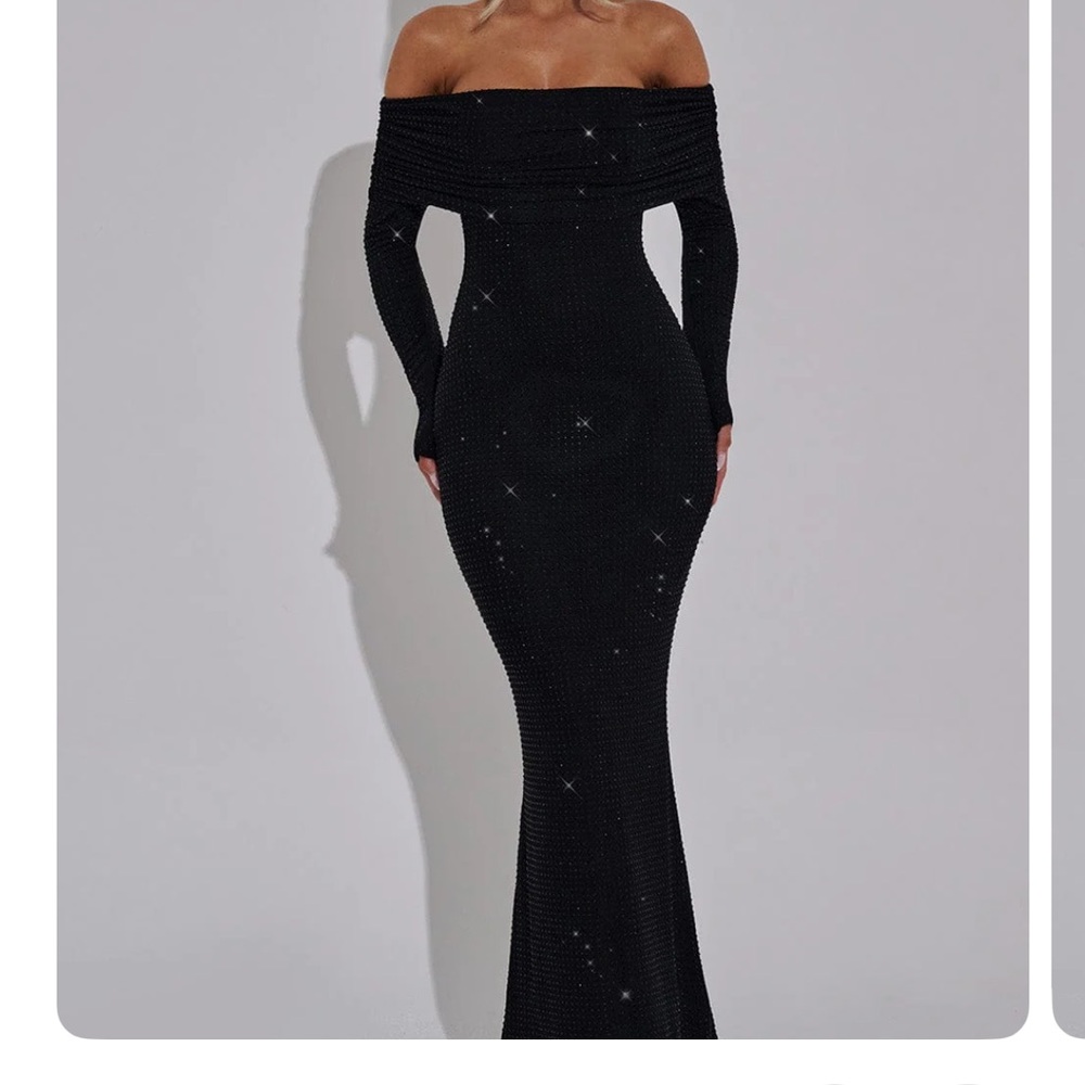 Black Rhinestone Babyboo dress